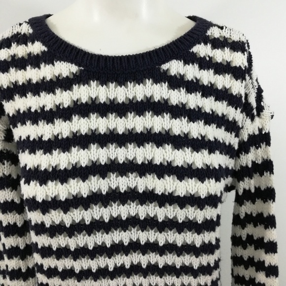 Ann Taylor Loft Factory Striped Sweater Size M - Picture 3 of 8